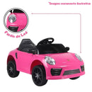 Carro Elétrico 12V de Passeio Infantil com Luz Som e Controle Remoto (Rosa)