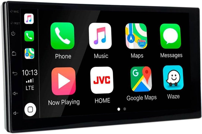 CENTRAL MULTIMÍDIA ANDROID 13, QUAD-CORE 4/64GB, TELA QLED 7" FULL TOUCH, 2 DIN SLIM, USB, SD, AUX, BLUETOOTH, ESPELHA ANDROID E IOS, CARPLAY E ANDROID AUTO COM OU SEM FIO