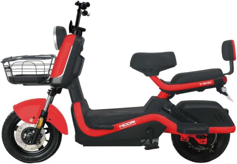 Bicicleta Elétrica Scooter Autopropelida Freio a Disco 650W 48V MD-20 Midori