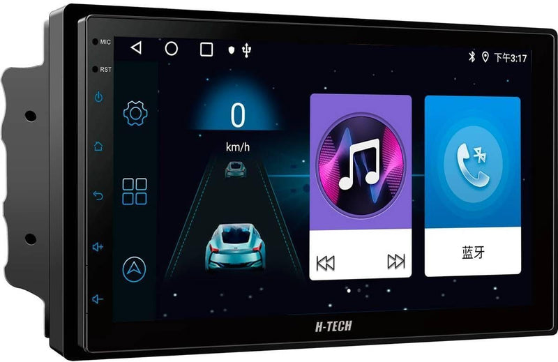 CENTRAL MULTIMÍDIA ANDROID 13, QUAD-CORE 4/64GB, TELA QLED 7" FULL TOUCH, 2 DIN SLIM, USB, SD, AUX, BLUETOOTH, ESPELHA ANDROID E IOS, CARPLAY E ANDROID AUTO COM OU SEM FIO