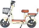 Bicicleta Elétrica Scooter Autopropelida com Alarme 500W 48V MD-10 Bege Midori