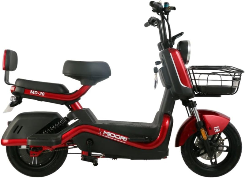 Bicicleta Elétrica Scooter Autopropelida Freio a Disco 650W 48V MD-20 Midori