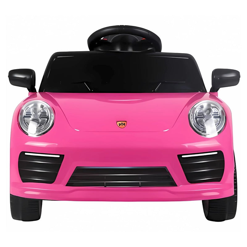 Carro Elétrico 12V de Passeio Infantil com Luz Som e Controle Remoto (Rosa)