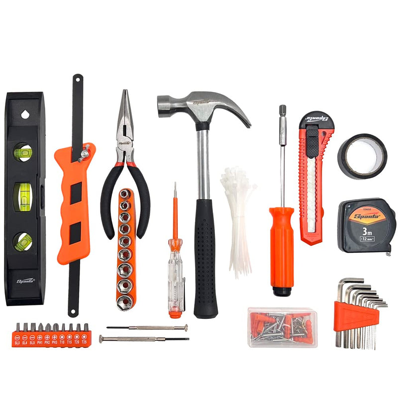 Sparta Maleta de ferramentas kit com 129 peças