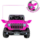 Jipe Infantil Elétrico 12v Carrinho Controle Remoto Música (Preto)