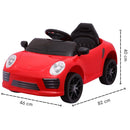 Carro Elétrico 12V de Passeio Infantil com Luz Som e Controle Remoto (Rosa)