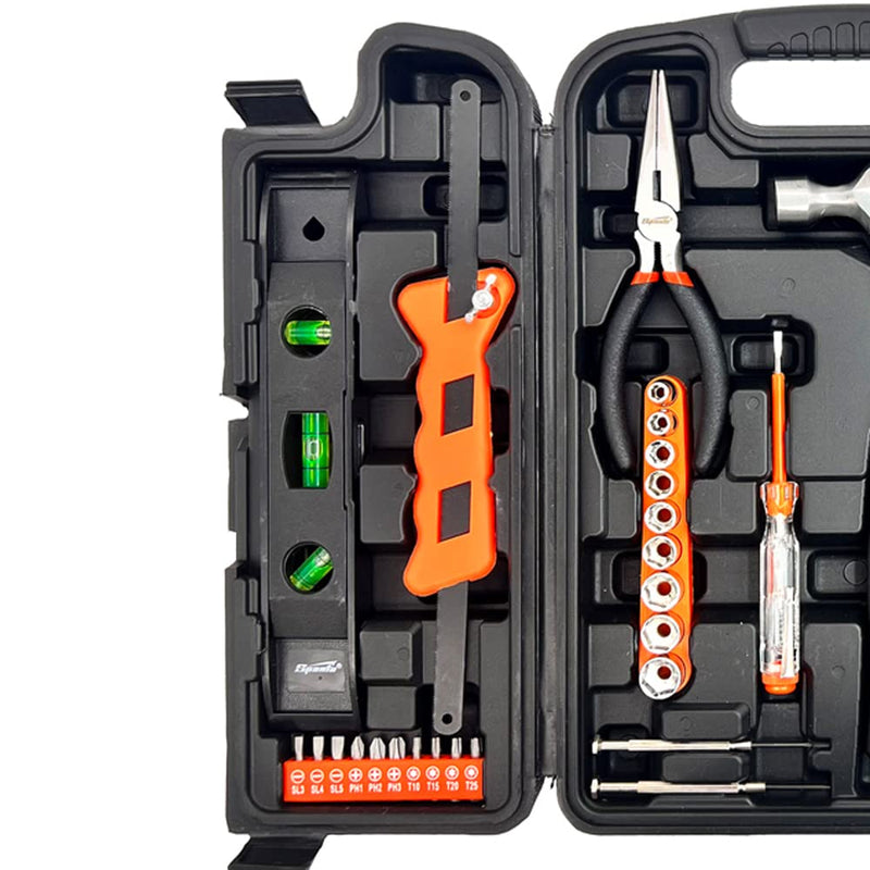 Sparta Maleta de ferramentas kit com 129 peças