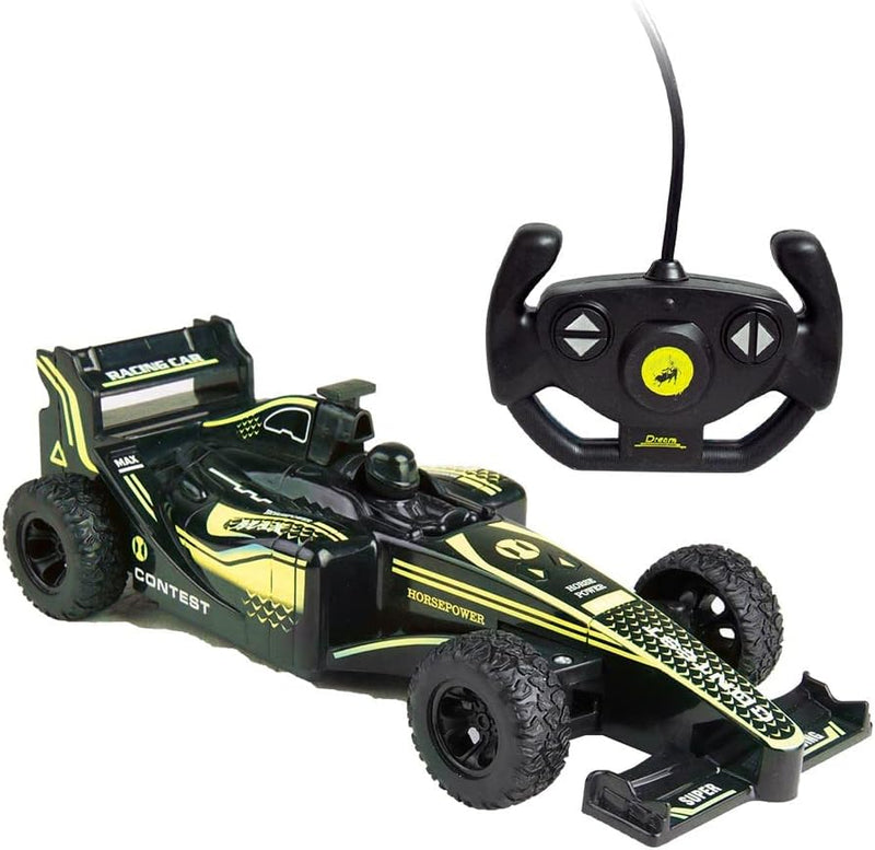 Carrinho com Controle Remoto sem Fio Racing Recarregável 4 Funções, DM Toys