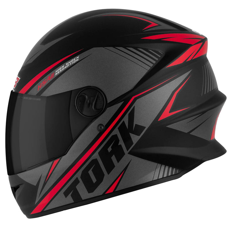 CAPACETE FECHADO PRO TORK R8 VERMELHO TAM. 58 VIS. FUMÊ