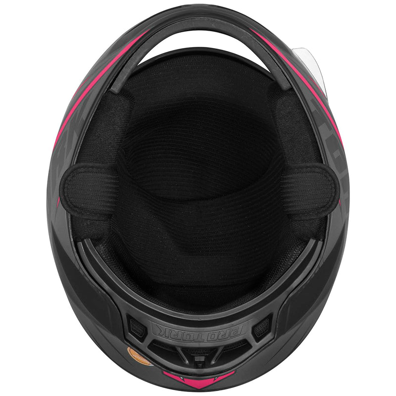 CAPACETE FECHADO PRO TORK R8 VERMELHO TAM. 58 VIS. FUMÊ