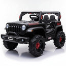 Jipe Infantil Elétrico 12v Carrinho Controle Remoto Música (Preto)
