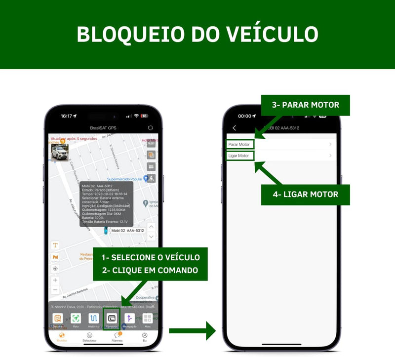 Rastreador Veicular Gps Bloqueador 4G Com Chip E Aplicativo Em Tempo Real Carro Moto Caminhao