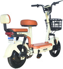 Bicicleta Elétrica Scooter Autopropelida com Alarme 500W 48V MD-10 Bege Midori