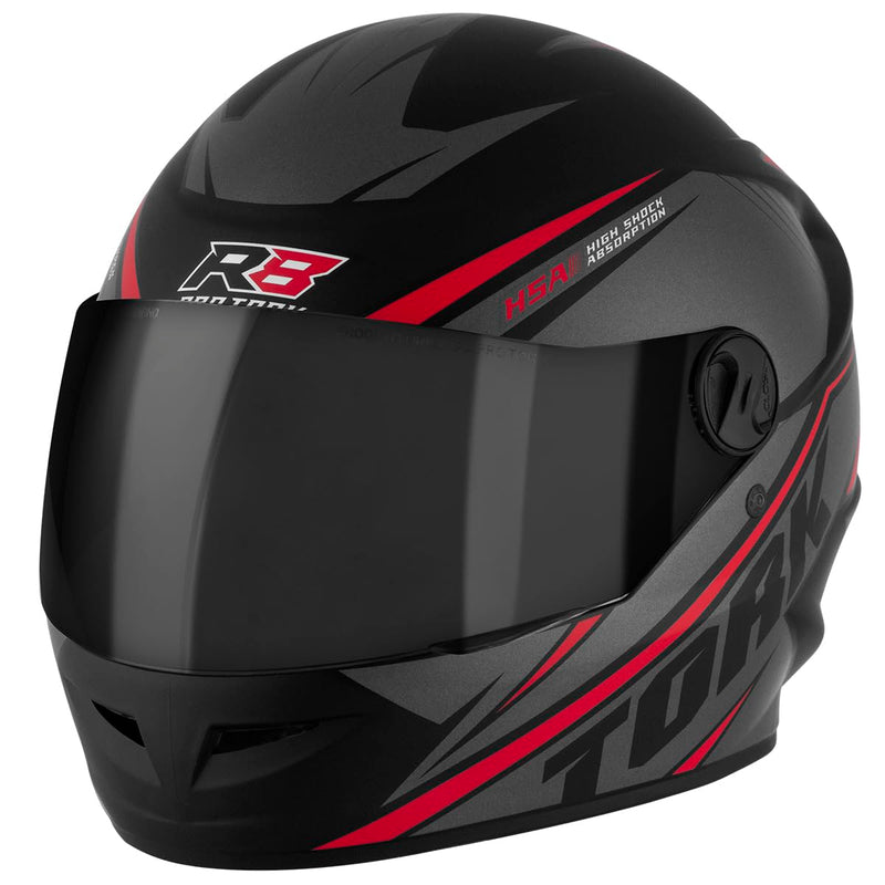 CAPACETE FECHADO PRO TORK R8 VERMELHO TAM. 58 VIS. FUMÊ