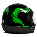 CAPACETE FECHADO PRO TORK SPORT MOTO 788 PRETO - VERDE TAM. 60