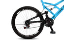 Bicicleta Colli 148 Aro 26 – Dupla Suspensão, 21 Marchas e Freios V-Brake | Aro Aero 36 Raias