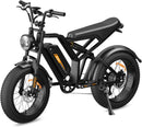 Bicicleta Elétrica para Adultos, Pneu Largo de 20”x4”, 500W e 70NM, Bicicleta Elétrica de Motocicleta de 7 Velocidades, Bateria de 48V, Moto de Terra Até 45Km/h. A única Loja Autorizada "Bemmy-BR"