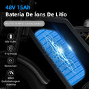 Bicicleta Elétrica para Adultos, Pneu Largo de 20”x4”, 500W e 70NM, Bicicleta Elétrica de Motocicleta de 7 Velocidades, Bateria de 48V, Moto de Terra Até 45Km/h. A única Loja Autorizada "Bemmy-BR"