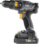 WAP Parafusadeira e Furadeira com Impacto à Bateria 3/8" 21V K21-ID01, com Maleta Organizadora, Torque 21 Níveis, Bivolt