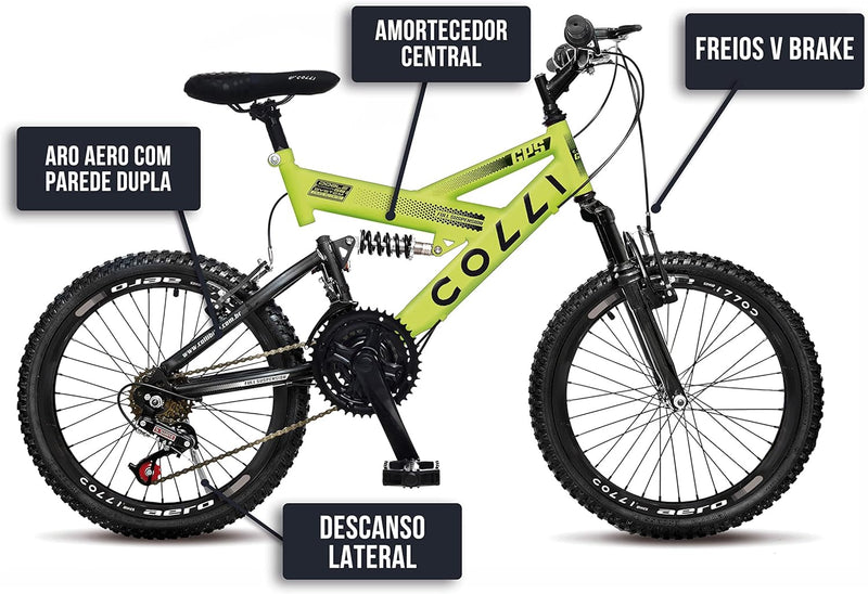 Colli GPS 310 – Bicicleta Completa com Design Moderno e Alta Performance