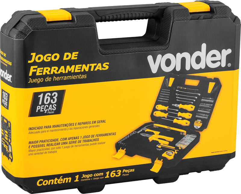 Jogo De Ferramentas Com 163 Peças Vonder