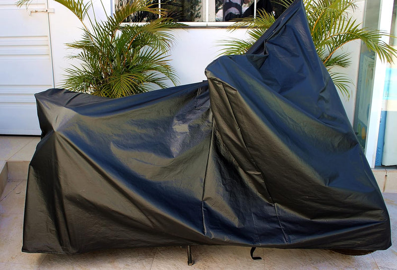 Capa de Cobrir Moto Couro Impermeável Anti-uv Não Risca Tamanho M Titan Factor Fazer