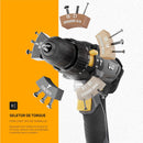 WAP Parafusadeira e Furadeira com Impacto à Bateria 3/8" 21V K21-ID01, com Maleta Organizadora, Torque 21 Níveis, Bivolt