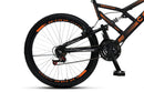 Bicicleta Colli 148 Aro 26 – Dupla Suspensão, 21 Marchas e Freios V-Brake | Aro Aero 36 Raias