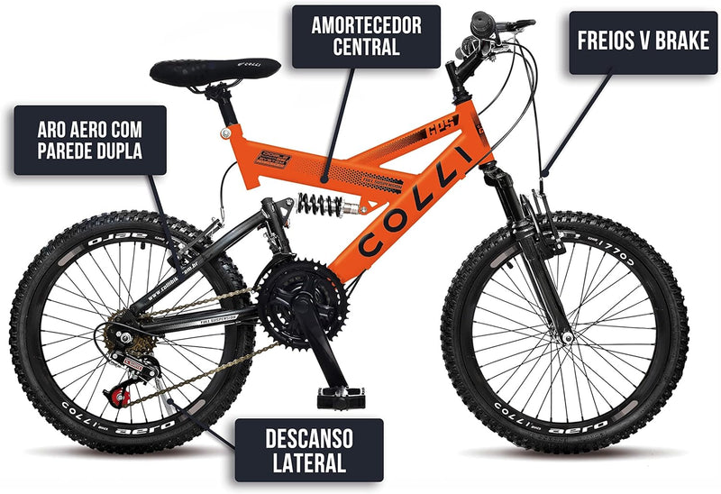 Colli GPS 310 – Bicicleta Completa com Design Moderno e Alta Performance