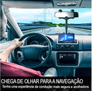 Suporte de Celular Carro Para Retrovisor - Ajustável, Antivibração e Rotação 360° - Compatível com Todos os Telefones e Veículos - JP Varejo Online®