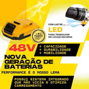 Furadeira/Parafusadeira de Impacto 48V – Combo Premium com Dupla Bateria e Kit Completo de Acessórios