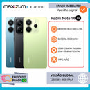 1. Xiaomi Redmi Note 14 4G Global – 8GB + 256GB, Tela 6.67" AMOLED, Câmera 108MP, Bateria 5500mAh 33W