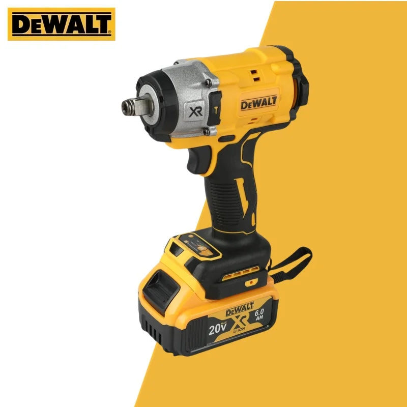DEWALT DCF930 20V MAX Chave de impacto sem fio de 1/2 polegadas Chave elétrica de velocidade variável com pino de passador Ferramenta de metal nu